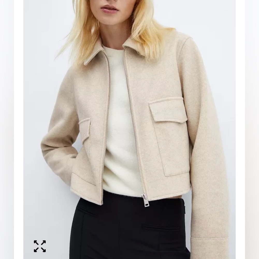 MANGO Flap Pocket Jacket - Picture 2 of 4